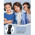 thumbnail image 3 of Seneo LH1 Kids Headphones with Microphone for Boys Girls, Kids Online Learning Headset with 94dB Volume Limit, Stereo Sound, 3.5mm Audio Jack for Smartphone, Tablet, PC, School, Travel, 3 of 8