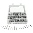 thumbnail image 2 of Flat Head Cross Screw Set, Wide Application Durable 450Pcs Fastener Clear Thread Self Tapping Screws Assortment Stainless Steel  for Fixing, 2 of 7