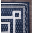 thumbnail image 6 of Oriental Area Rug - 5 ft. 3 in. x 7 ft. 6 in., Navy, Waterproof Floor Rug with UV Protected Surface for Patio, Garden, Backyards, 6 of 8