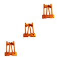 thumbnail image 4 of Vogacara Torres de suspensión trasera RC de aleación de aluminio duradero de 2 piezas - Rendimiento estable de larga vida útil amarillo Type1 NO1, 4 of 6