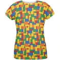 thumbnail image 1 of Halloween Building Blocks Costume All Over Womens T Shirt, 1 of 2