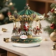 thumbnail image 5 of Premium Gold Christmas Ornament - Santa & Snowman 2D Flat Decor for Tree/Wreath/Mantel (Luxury Vintage-Style Holiday Accent), 5 of 7