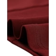 thumbnail image 5 of DARING DIVA Solid Work Cap Sleeve Bodycon Dresses L Wine Red, 5 of 6
