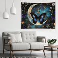 thumbnail image 6 of RKSupls Butterfly Moon Stars Polyester Wall Tapestry Anti Wrinkle Art Hanging Decor for Bedroom Living Room Home Holiday Decoration Gift, 6 of 8