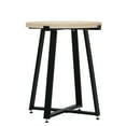 thumbnail image 3 of Abble Round Manufactured Wood End Table, Oak, 3 of 5