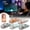 Orange, variant on Yyuenw M133 Wireless Bluetooth Mouse, Triple Mode Transparent Design, Rechargeable, Low Noise for Office and Home