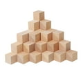 thumbnail image 2 of Milaget 50 Pieces Wooden Blocks Building Stacking Blocks for Toddlers Ages 3+ School M, 2 of 9