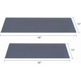 thumbnail image 2 of Rubber-Cal Coin-Grip Vinyl Step Mats - 2mm x 36"x 10" - Brown (6pack), 2 of 8