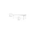 thumbnail image 2 of Meridian Furniture Bethany White Dining Table, 2 of 6