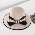 thumbnail image 2 of CYSFASHION Fedora Hats for Women Retro Classic Soft Panama Short Brim Elegant Bucket Hat Pink, 2 of 8