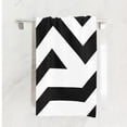thumbnail image 2 of Black and White Stripes 64''x32'' Bath Towels Lightweight Quick-Dry Breathable Soft for Gym Travel Swim, 2 of 8