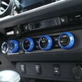 thumbnail image 4 of TINKI Car Air Conditioner and Volume Vent Outlet Knob Button Ring Cover 4pcs for Toyota Tacoma 2015 2016 2017 2018 2019 2020 2021 2022, 4 of 7