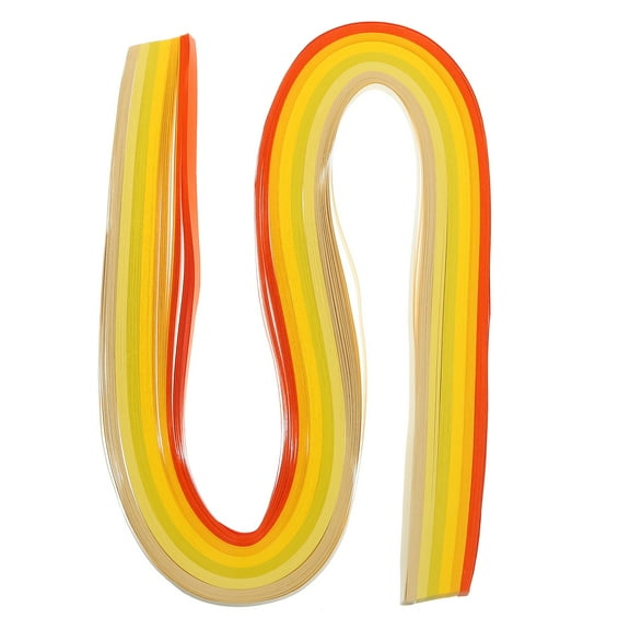 120pcs Quilling Strips Paper 3/16"(5mm) 21" Origami Paper Quilling Strip for Art DIY Christmas, Yellow
