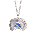 thumbnail image 1 of La nube brilla Collar de girasol collar collar collar colgante, 1 of 3