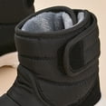 thumbnail image 5 of Quealent Boys Girls Snow Boots Water Resistance Cold Weather Winter Boots Black for Size 8.5, 5 of 7
