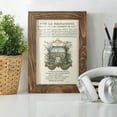 thumbnail image 5 of Printed Embellished Bookplate II - Framed Print w/glass - Walnut, 5 of 6