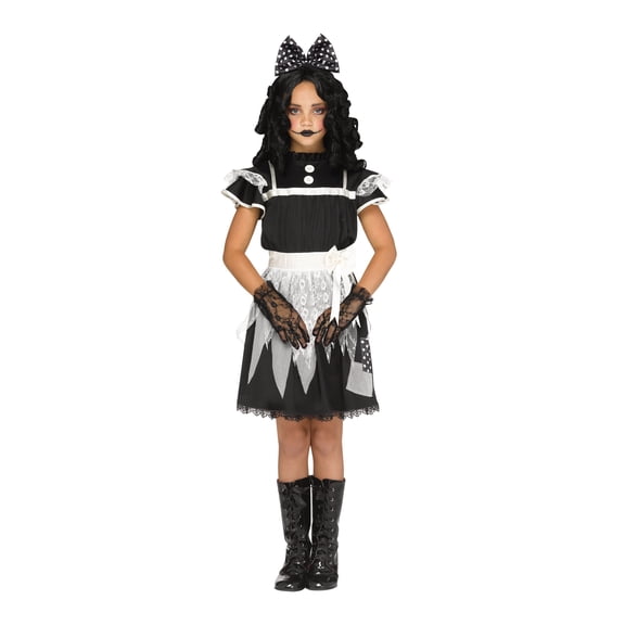 Victorian Deadly Doll Halloween Costume for Children, Girl's Size L (10/12), by Way to Celebrate