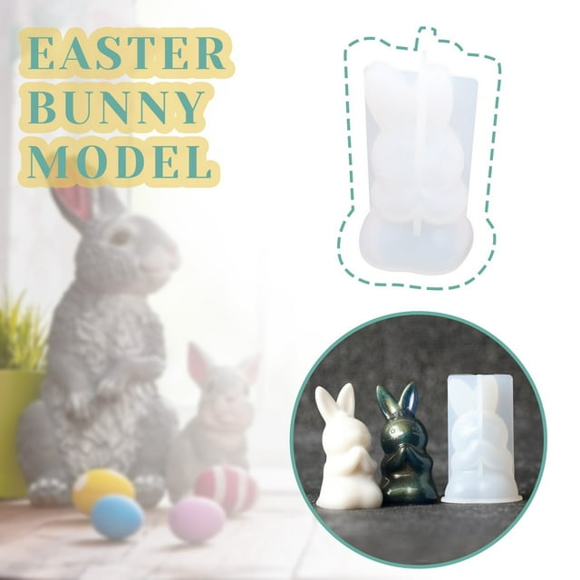 LSLJS Easter Silicone Baking Molds Cake Decoration Rabbit Basket Flower Bunny Eggs, Home Accessories