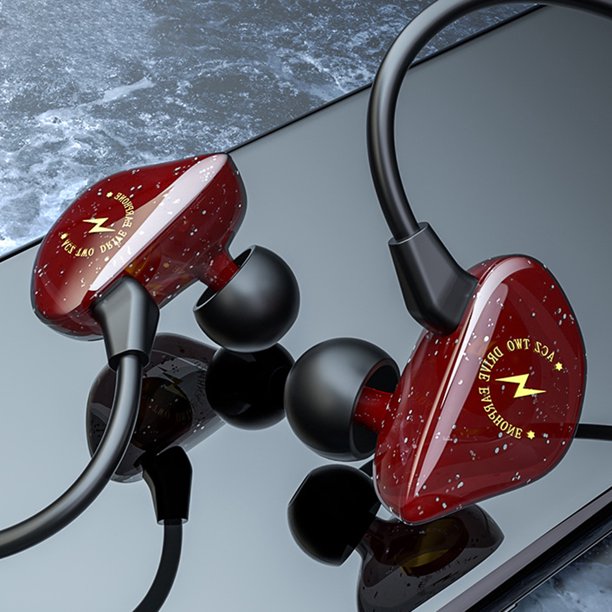 Gwong Electrónica D16 Auricular con cable Cancelación Cancelación sensible cómoda 3.5 mm HiFi con cable Auriculares en oído para llamadas