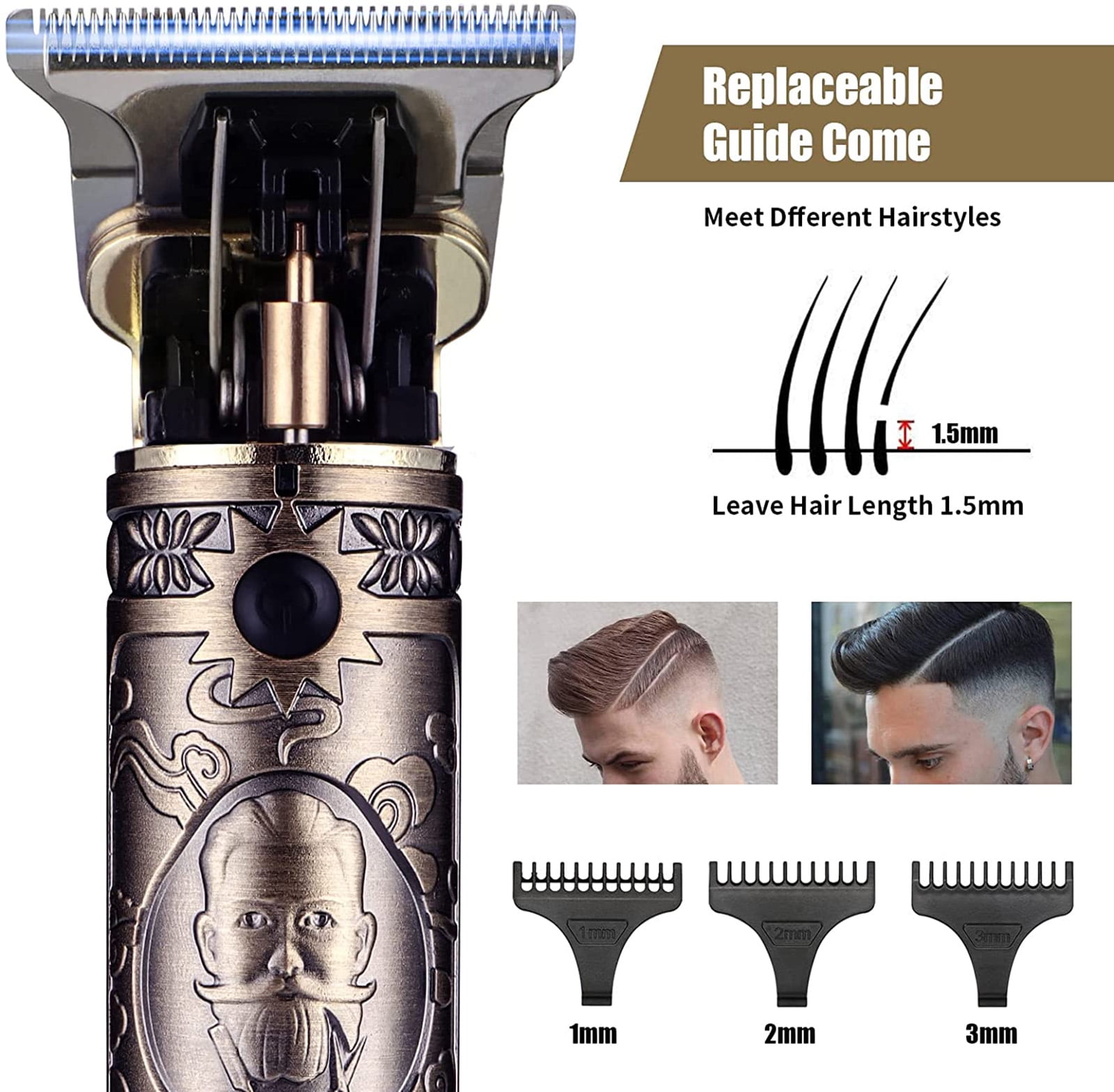 Hair Trimmer for Men, Beard Trimmer for Men Electric Razor Shavers