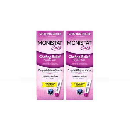 2 Pack Monistat Soothing Care Chafing Relief Powder-Gel, 1.5-Ounce Tube