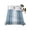 Blue, variant on Blue Ombre Stripe Twim Size Flat Sheet, Wrinkleproof & Fadeproof Cooling Flat Bed Sheet Only, Farmhouse Simple Striped Breathable Soft Bedding Top Sheets 66 x 96 Inches