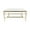 Gold/Glass, variant on SAFAVIEH Couture Mieka Glam Metal Coffee Table, Black