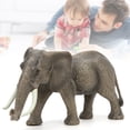 thumbnail image 1 of Juguete de elefante, modelo de elefante de plástico de alta simulación, modelo animal, rendimiento de primer nivel, 1 of 12
