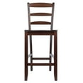 thumbnail image 5 of Kingfisher Lane 24" Solid Wood Counter Stool in Antique Walnut (Set of 2), 5 of 8