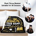 thumbnail image 2 of Graduation Blanket Gifts - 40"x50" Class of 2024 Blankets for Her Him - Senior Graduation Fuzzy Throws for High School College, 2 of 5