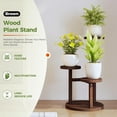 thumbnail image 3 of Bamworld 3 Tier Plant Stand Indoor For Multiple Plants, Corner Flower Shelf Plant Holder Display Rack Shelving for Patio Garden Balcony Bedroom Living Room, 3 of 5