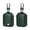 Dark Green, variant on Earbud Case, Headphone Storage Case for Air-Pods 4/1/2/3/Pro 2, PU Leather Zipper Carrying Pouch Earbuds Bag with Keychain for Wireless Earphones, Wired Headphone & USB Cable - 1 PCS