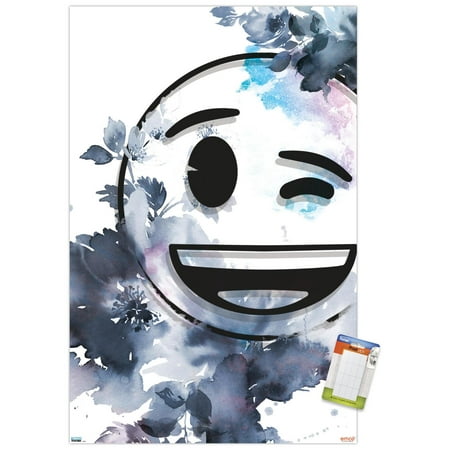 Emoji - Flowers Poster and Poster Mount Bundle
