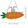 thumbnail image 3 of Creative Easter Party Crafts Decor DIY Handmade Rabbit Wooden Sign Hangings Trimming for Sewing Decorative, 3 of 4