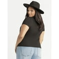 thumbnail image 3 of Jessica Simpson Women's Plus Kortnee Studded T-Shirt, Sizes 0X-4X, 3 of 6