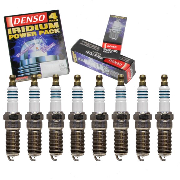 8 pc DENSO Iridium Power Spark Plugs compatible with Chevrolet Suburban 5.3L V8 2015-2017