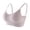 Pink, variant on for Women Solid Color Sports Bras Padded Workout Tops Sling Bra Ladies Underwear Support Crop Tops