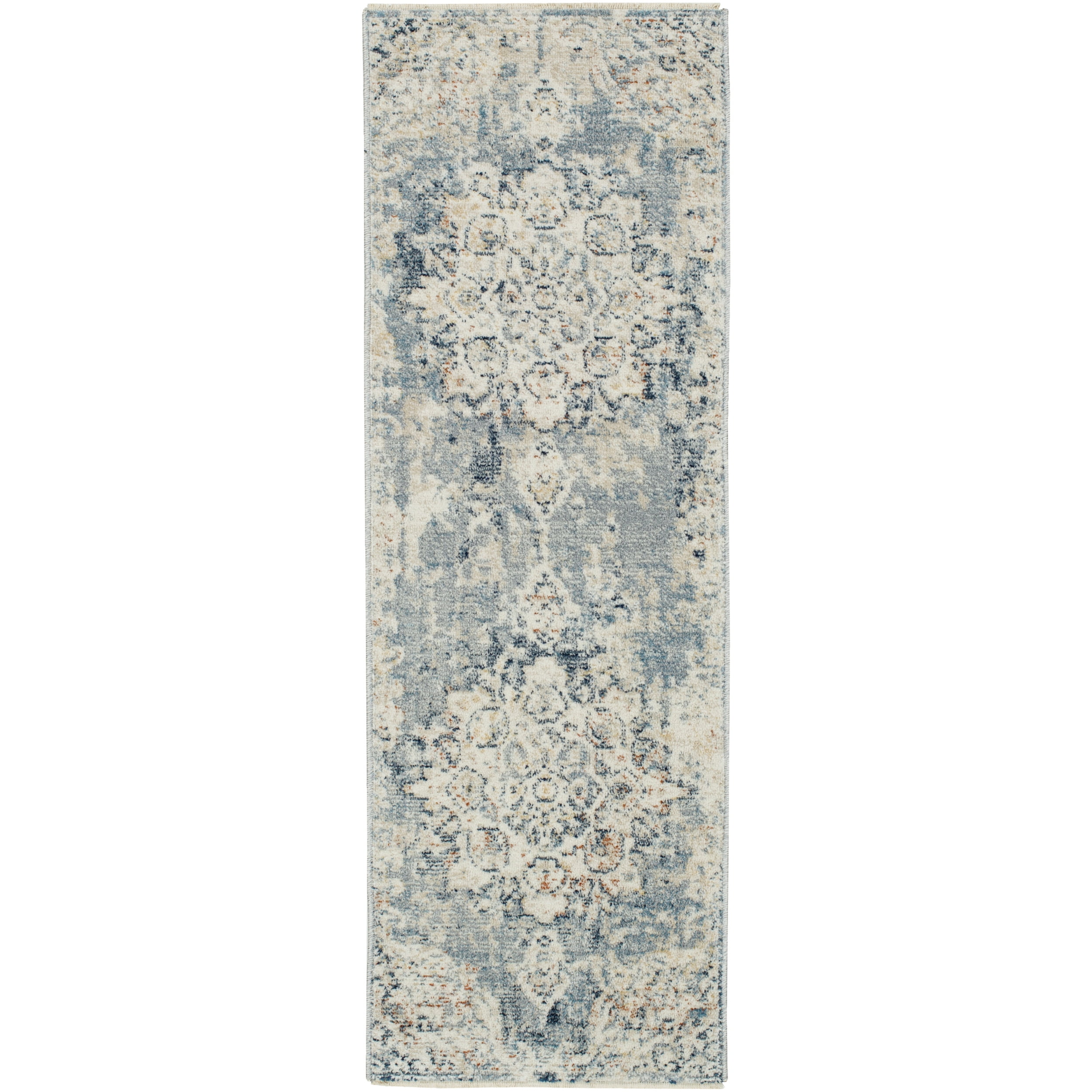 (2 pack) Mainstays Persian Fringe Runner Area Rug, Ivory, 1'8" x 5'
