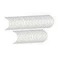 thumbnail image 3 of Aguja de costura de 50x a mano Ojos Bordado Aguja para adultos Costando aguja afilada para tejer arte de bricolaje y proyectos de artesanía 4.7cmx2 mm curvado, 3 of 8