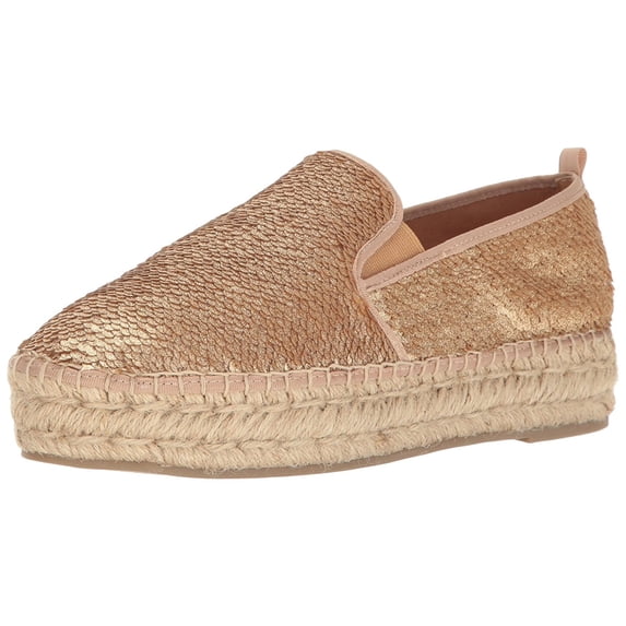 Steve Madden Womens Poppi Fabric Closed Toe Slide Flats