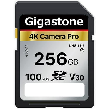 Gigastone V30 4K Camera Ori 256GB SDXC Flash Memory Card
