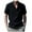 Black, variant on Busydd Mens Cotton Linen Shirts Short Sleeve Button Down Cuban Shirts Lighweight Turndown Collar Solid Color Shirt Casual Stylish Vacation Tops with Pocket