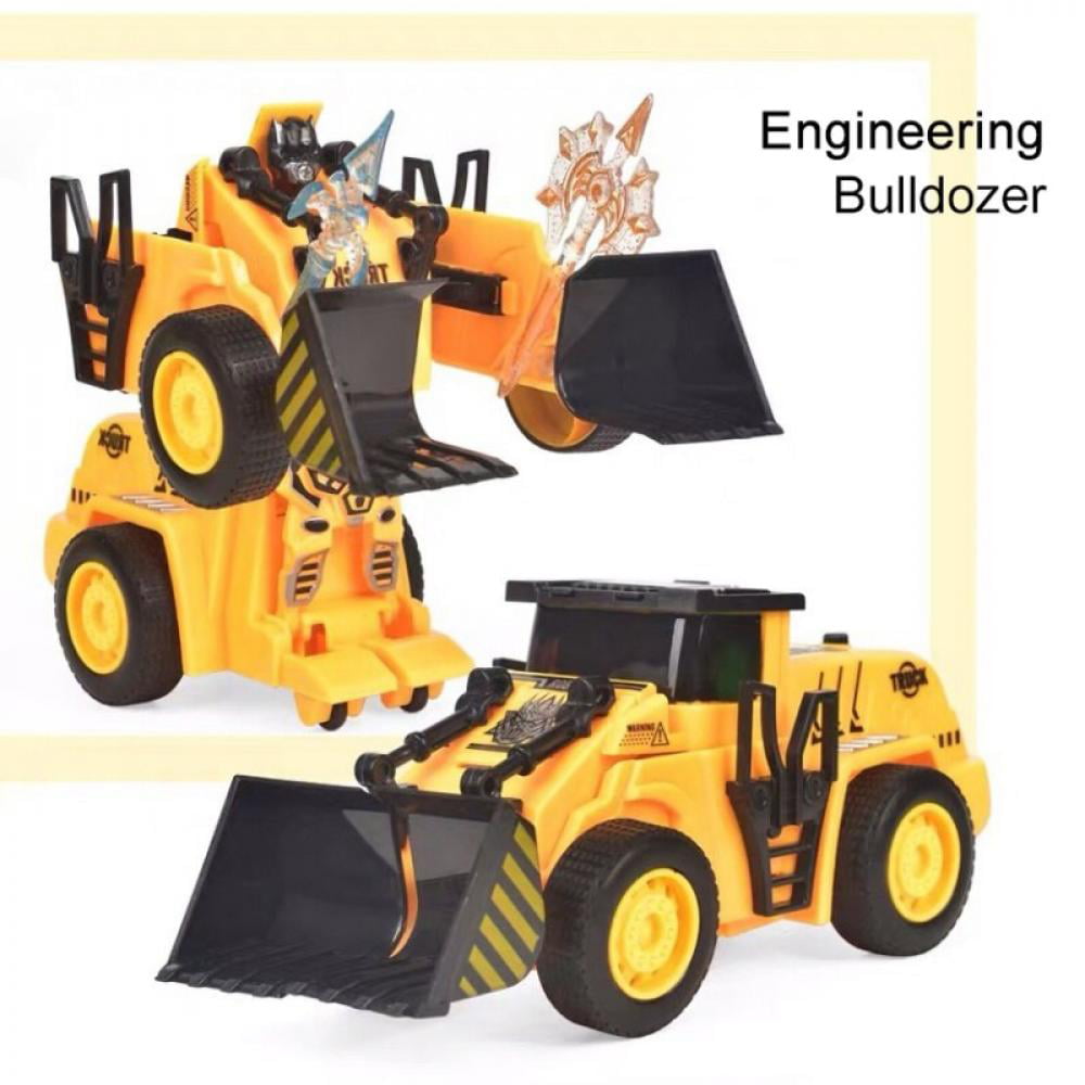Kids Toy Construction vehicle Truck Transformers Forklift Crane Model Boy Gift