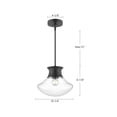 thumbnail image 2 of PD464012MB-Alora Lighting-Marcel - 1 Light Pendant-8.88 Inches Tall and 10.25 Inches Wide-Matte Black Finish    -Traditional Installation, 2 of 7