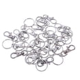 thumbnail image 2 of Paquete de 20 cierres giratorios Cordón a presión Cierre de pinza de ngosta Accesorios de joyería, s de lvero de aleación de 5.2 g Baoblaze Clip giratorio de llavero de gatillo, 2 of 8