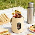 thumbnail image 5 of Multifunctional Portable Cooking Mini Ceramic Glazed Inner With Steamer And 12 Hour Timer For Meals, 5 of 5