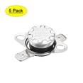 thumbnail image 1 of Unique Bargains Temperature Control Switch , Thermostat , KSD301 65°C , 10A , Normally Open N.O 6.3mm Pin 5pcs, 1 of 4