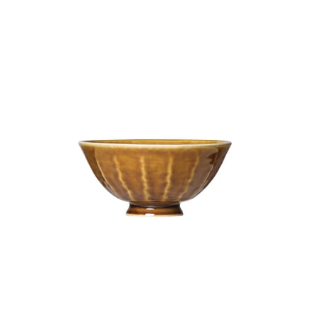 Desert Fields Small Brown Porcelain Bowl (Set of 6)