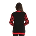 thumbnail image 3 of #followme Womens Ugly Christmas Sweater - Sweaters for Women (Black - Bite, Small), 3 of 3