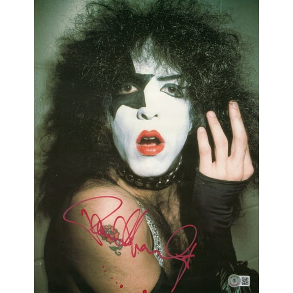 Paul Stanley Signed Autographed 11X14 Photo KISS in Make Up BAS BB76362